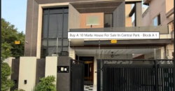 Buy A 10 Marla House For Sale In Central Park – Block A