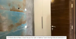 10 Marla Brand New 5 Bed House for Sale in Bahria Town Alamgir Block Extension