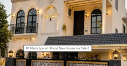 10 Marla Spanish Brand New House For Sale