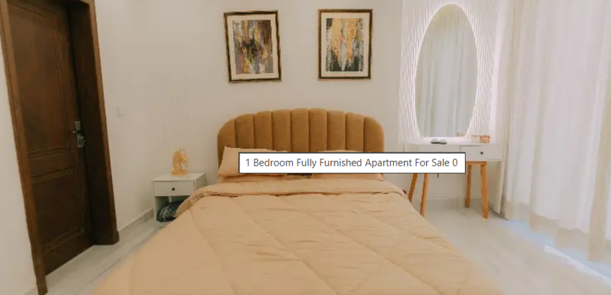 1 Bedroom Fully Furnished Apartment For Sale