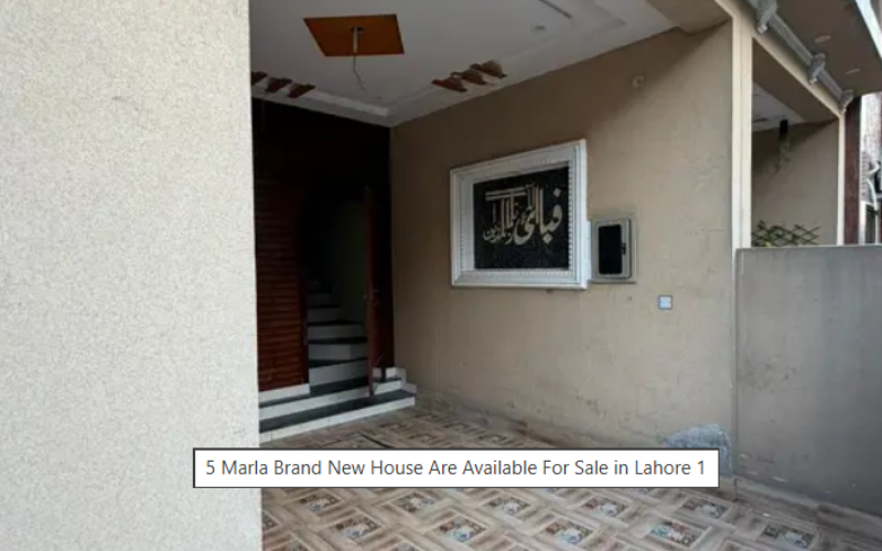 5 Marla Brand New House Are Available For Sale in Lahore Park View City – Jade Block, Lahore
