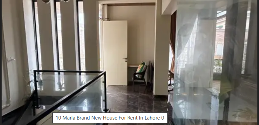 10 Marla Brand New House For Rent In Lahore Park View Villas, Lahore