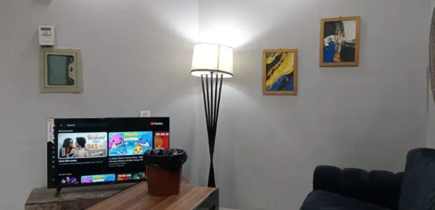 One Bed Apartment Furnished For Rent In Iqbal Block Like New Family Building