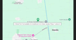 3 Marla Plot File Available On Installment In Al Ghani Garden Phase 7 Lahore