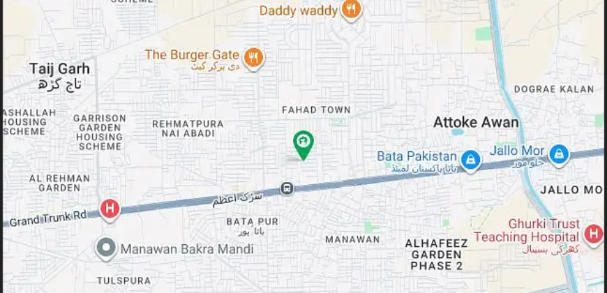10 Marla Ideal Plot For Sale In Metro City Housing Society