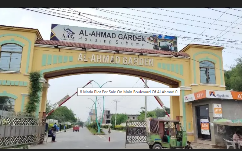 8 Marla Plot For Sale On Main Boulevard Of Al Ahmad