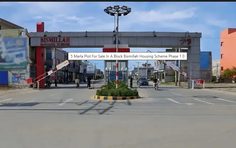 5 Marla Plot For Sale In A Block Bismillah Housing Scheme Phase 1