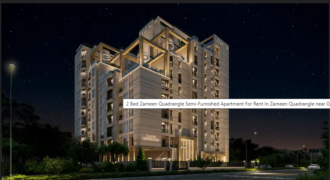 2 Bed Zameen Quadrangle Semi-Furnished Apartment For Rent In Zameen Quadrangle near Gym Khana Club