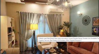 5 Marla used Well Brand New type renovation House Double Storey Double Unit Available For Rent In Johar Town Lahore By Fast Property Services Real Estate And Builders With Original Pictures