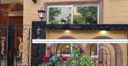 5 Marla Brand New Latest Luxury Spanish House Double Storey Available For Sale In Park View Society Lahore