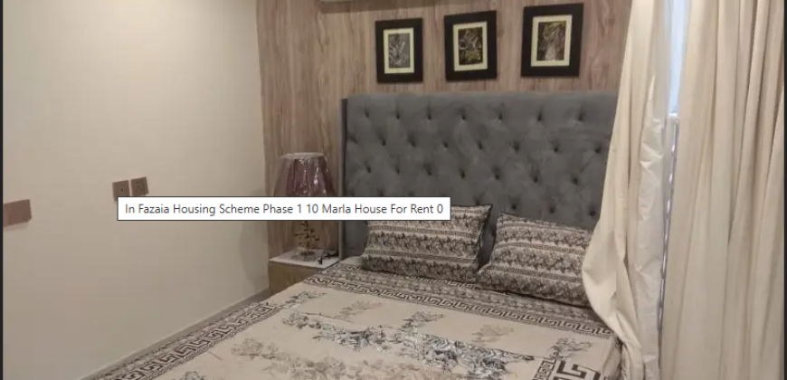 In Fazaia Housing Scheme Phase 1 10 Marla House For Rent