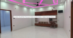 Investors Should Rent This Lower Portion Located Ideally In Fazaia Housing Scheme