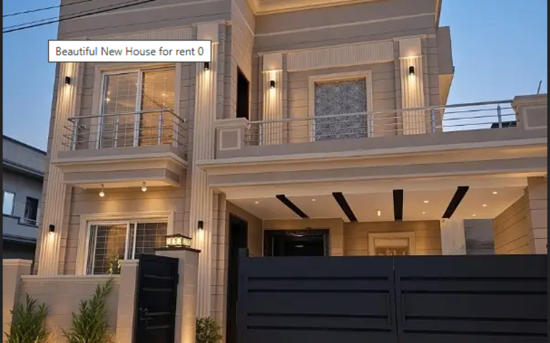 Beautiful New House for rent LDA Avenue, Lahore