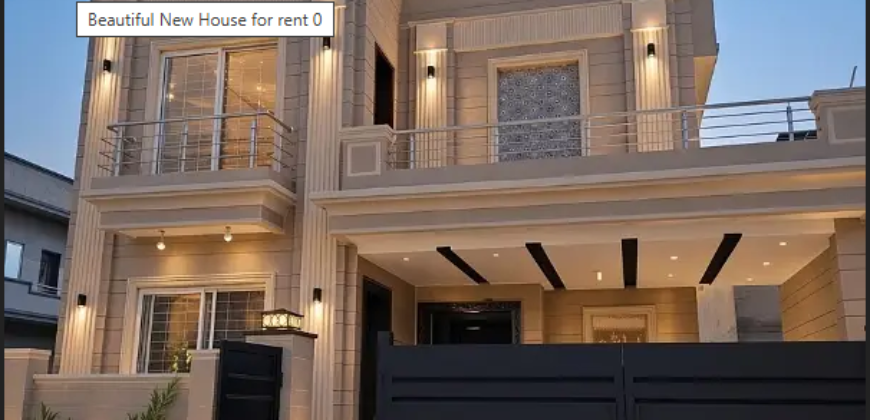 Beautiful New House for rent LDA Avenue, Lahore
