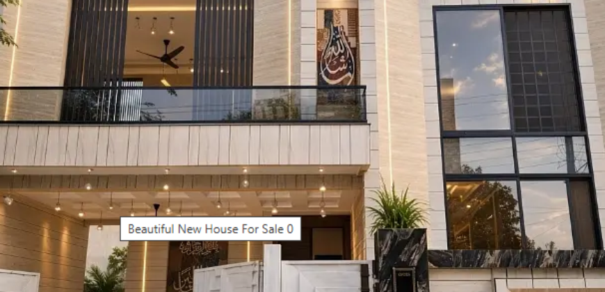 Beautiful New House For Sale Jubilee Town – Block A, Lahore