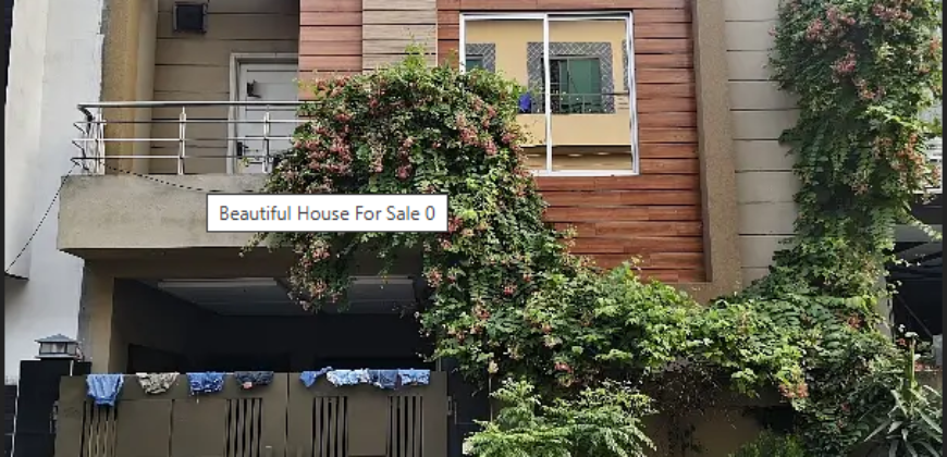 Beautiful House For Sale Jubilee Town – Block F, Lahore